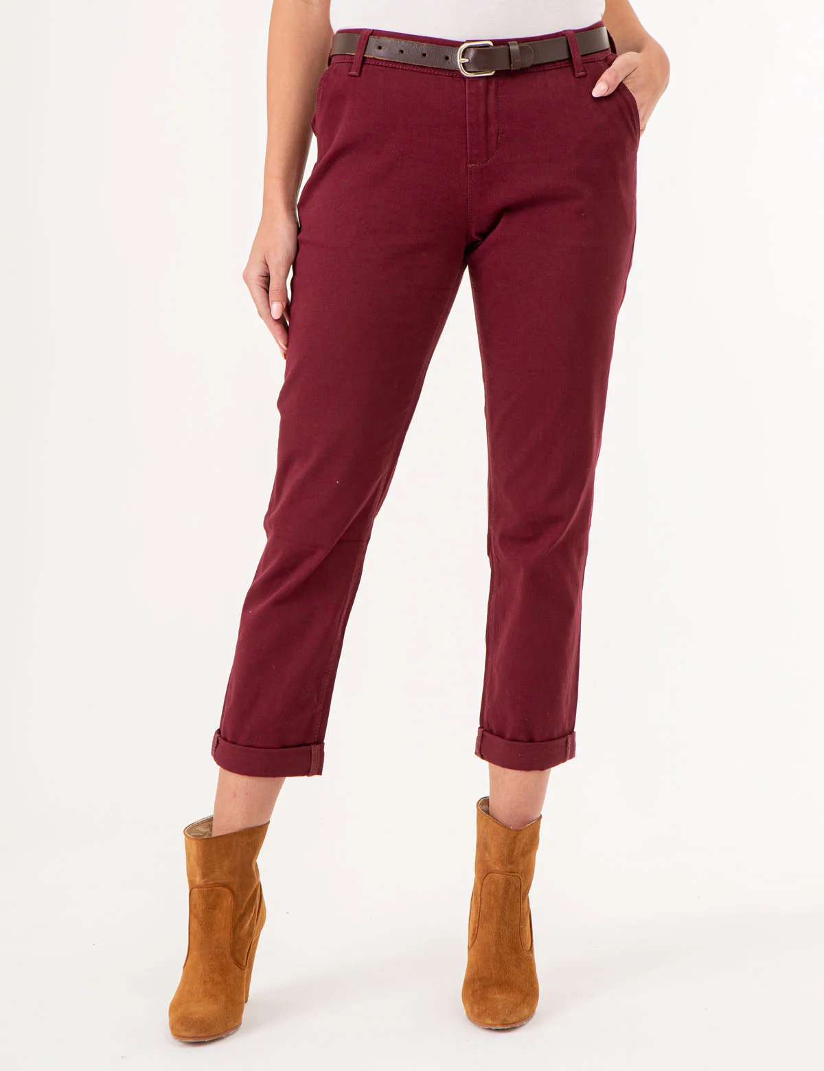 STRAIGHT CHINO PANTS