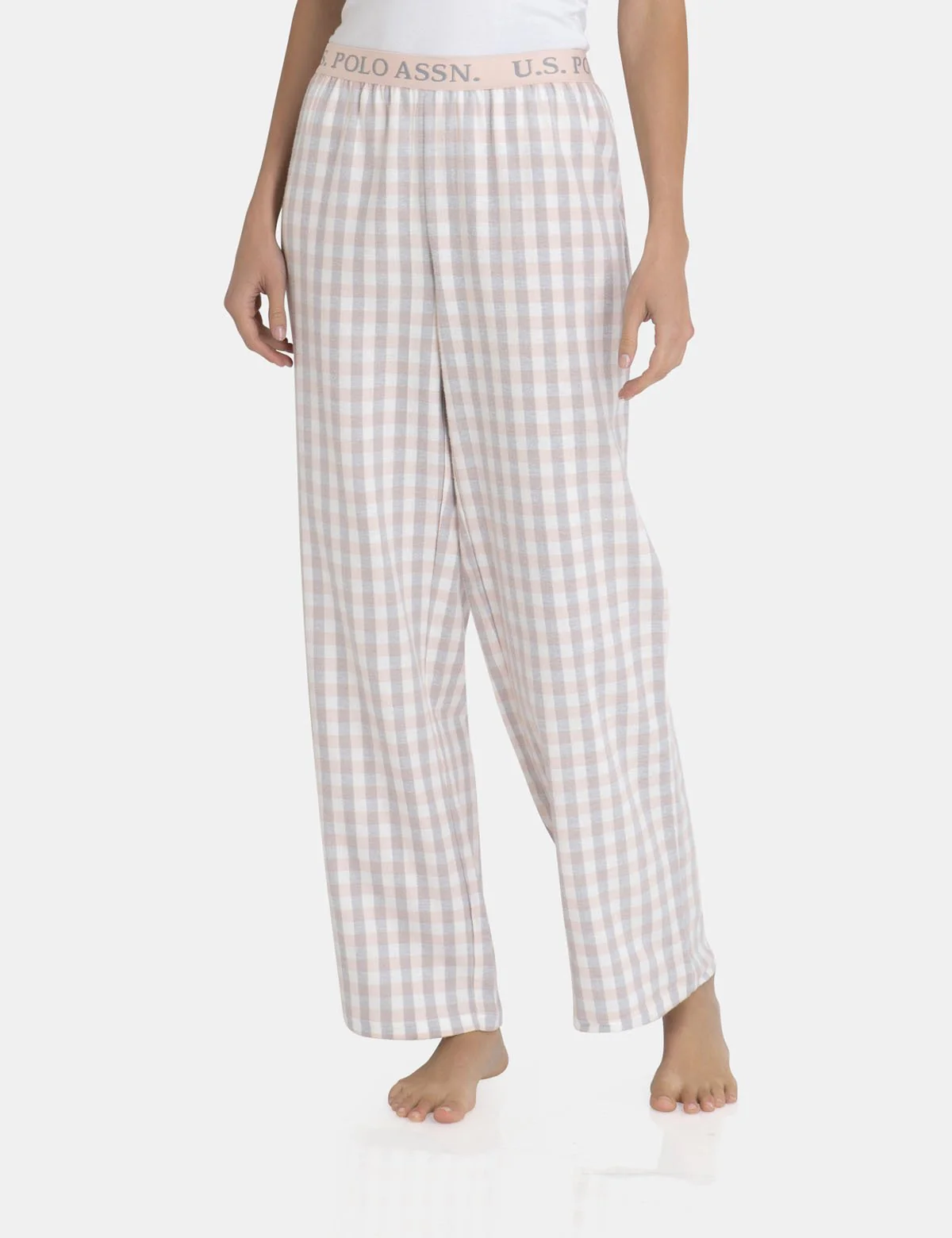 STRAIGHT LEG PLAID PANT