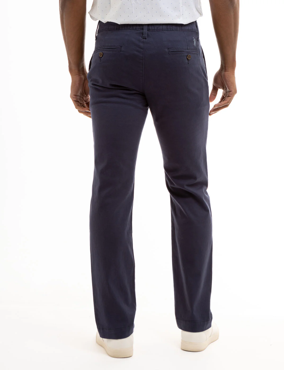 STRAIGHT TWILL CHINO PANTS - Image 4
