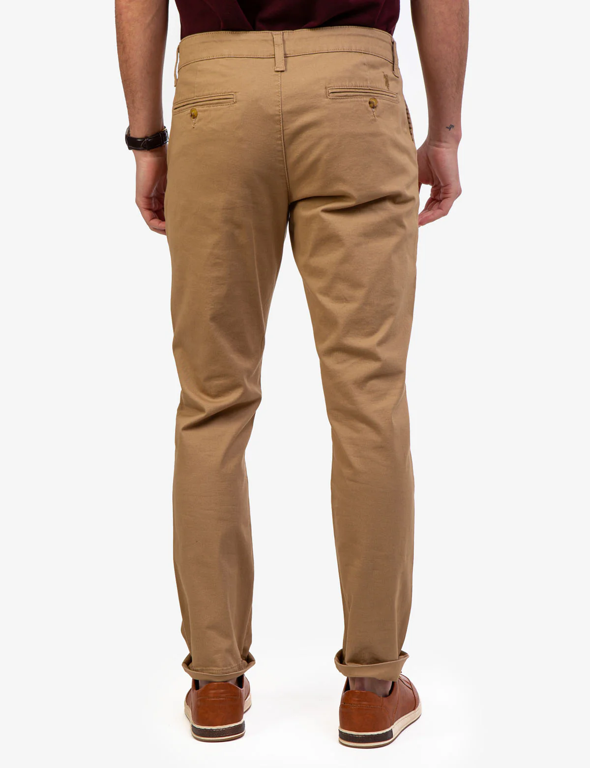 STRAIGHT TWILL CHINO PANTS - Image 8