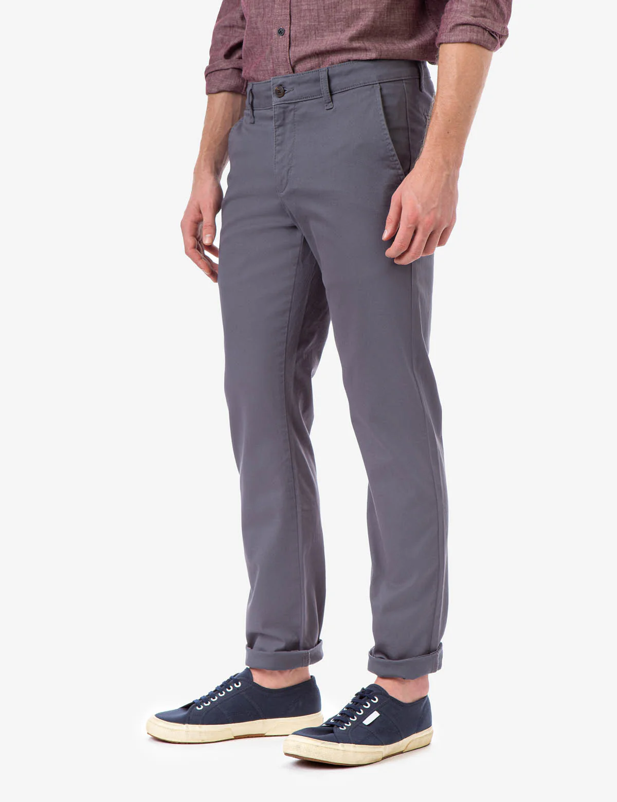 STRAIGHT TWILL CHINO PANTS - Image 11