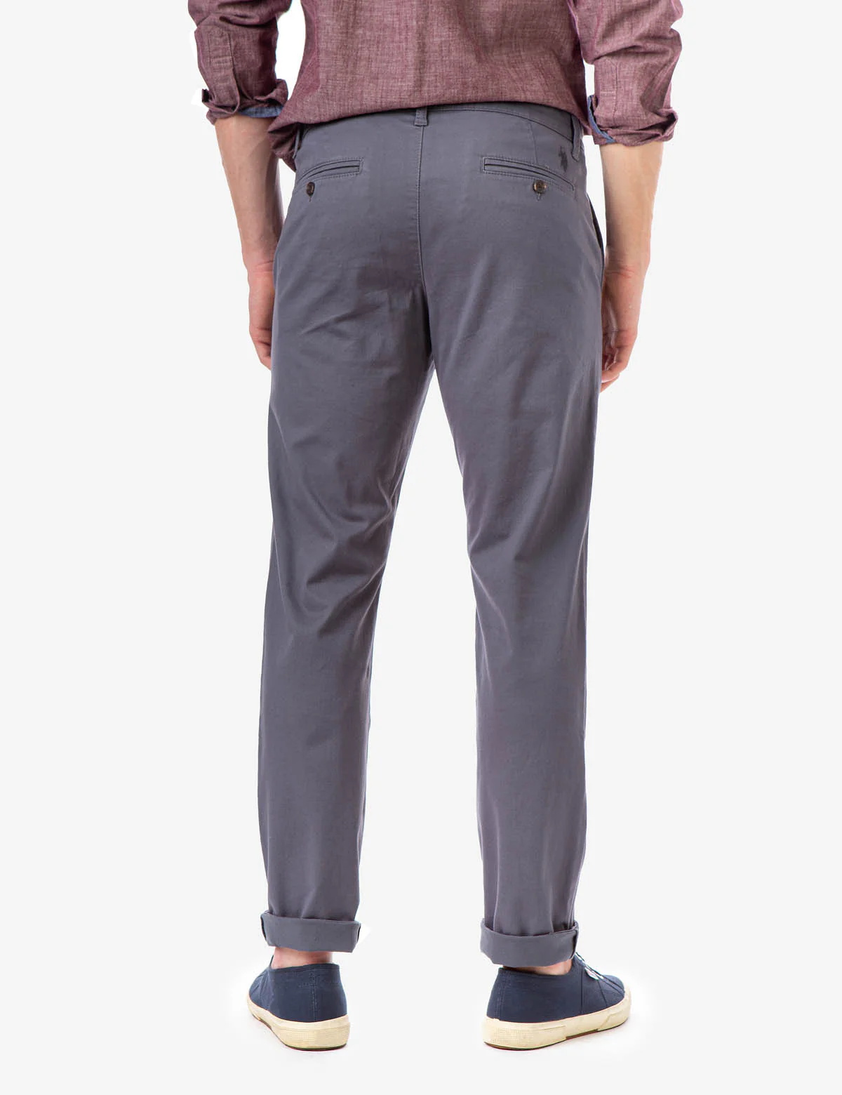 STRAIGHT TWILL CHINO PANTS - Image 12