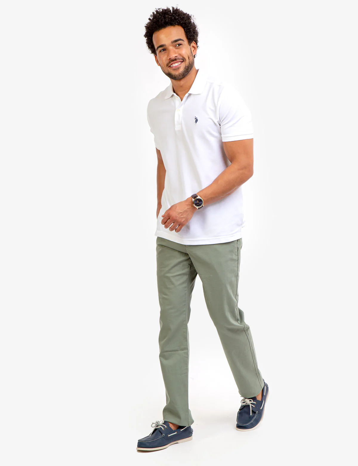 STRAIGHT TWILL CHINO PANTS - Image 4