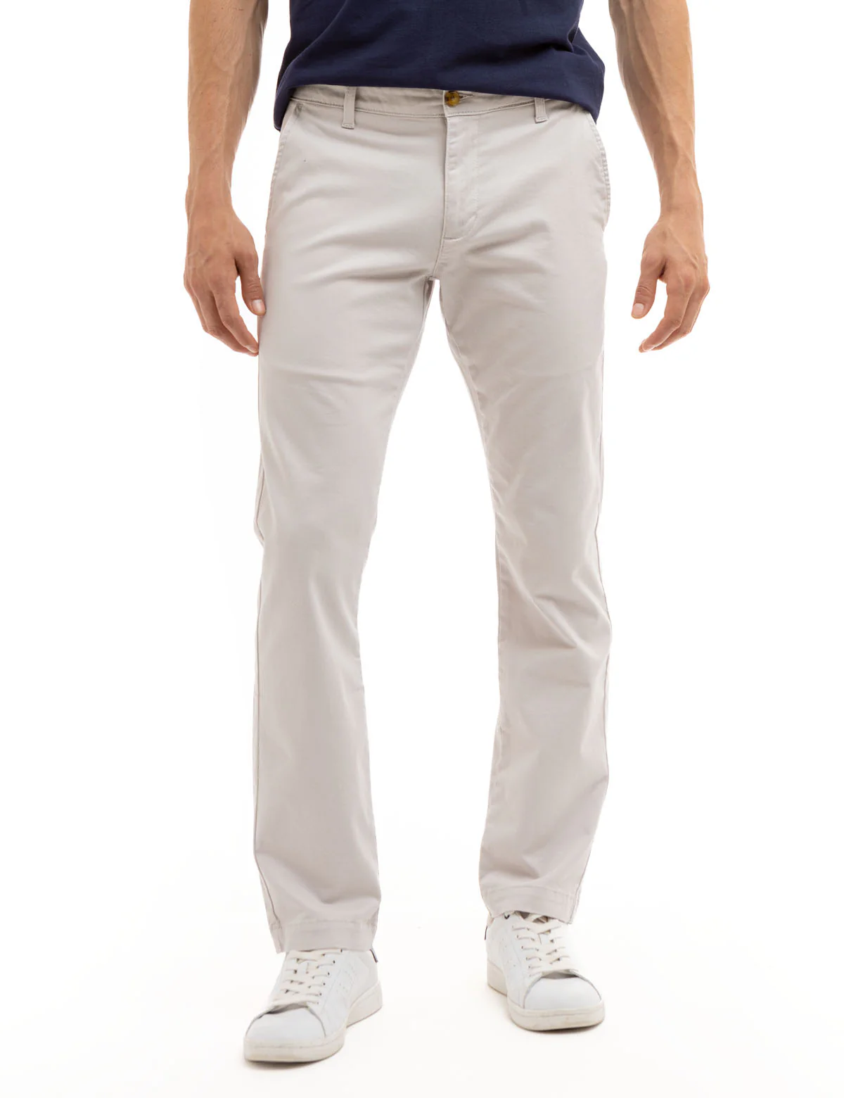 STRAIGHT TWILL CHINO PANTS - Image 5