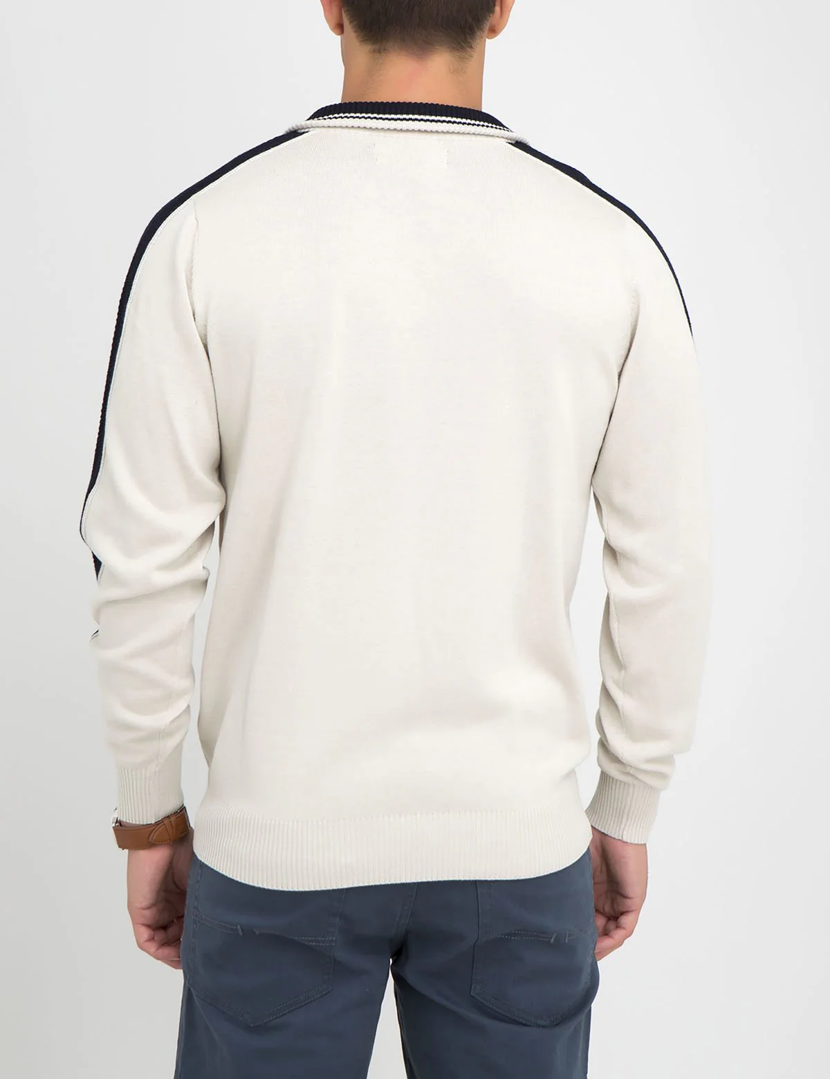 STRETCH 1/4 ZIP SWEATER - Image 9