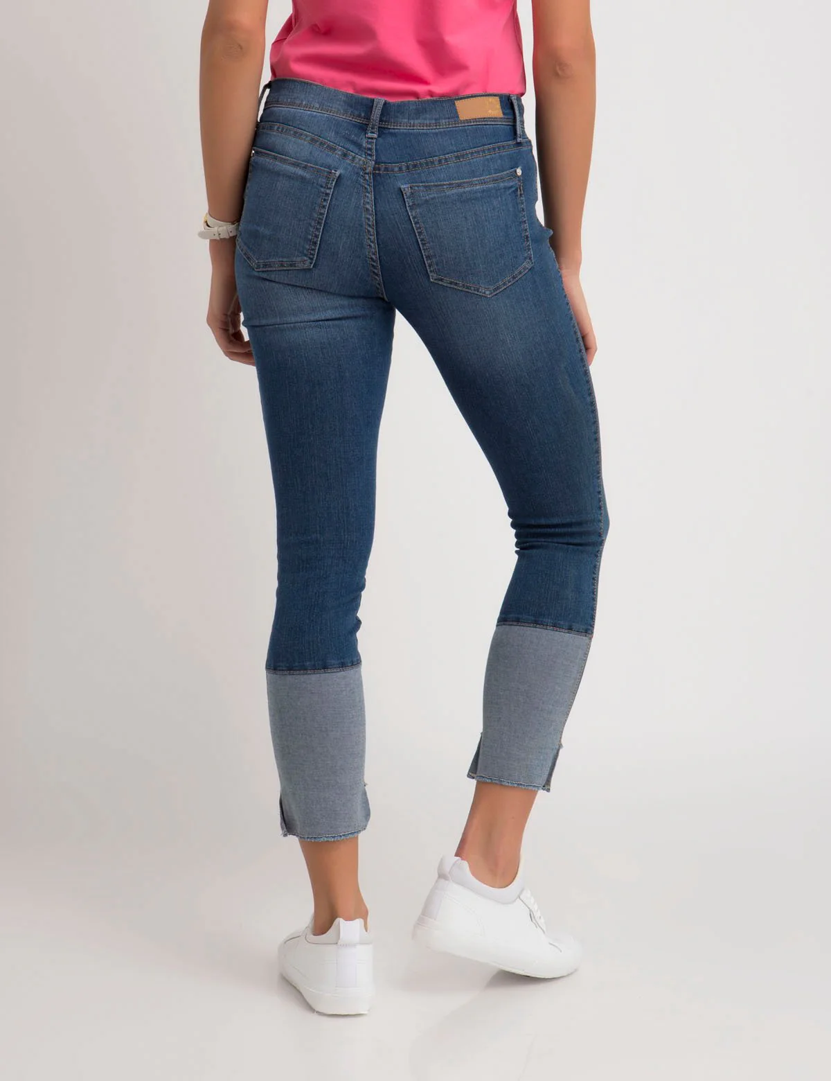 STRETCH MID RISE SKINNY CROP JEANS - Image 3