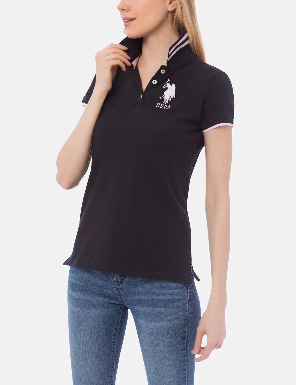 STRETCH BIG LOGO TIPPED POLO SHIRT - Image 17