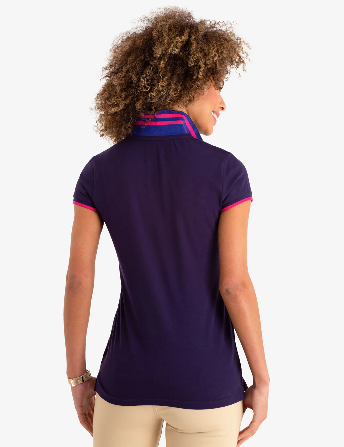 STRETCH BIG LOGO TIPPED POLO SHIRT - Image 4