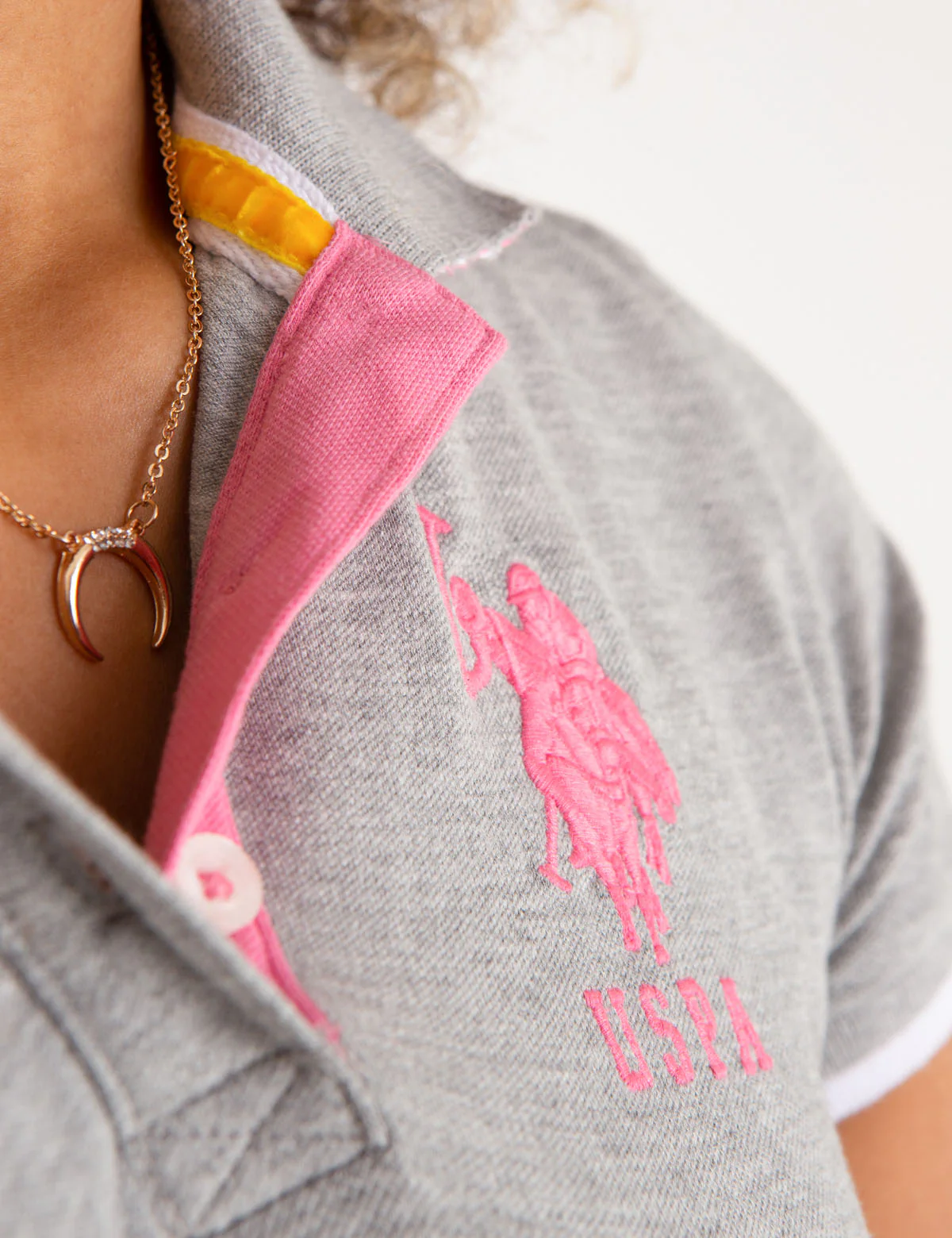 STRETCH BIG LOGO TIPPED POLO SHIRT - Image 8