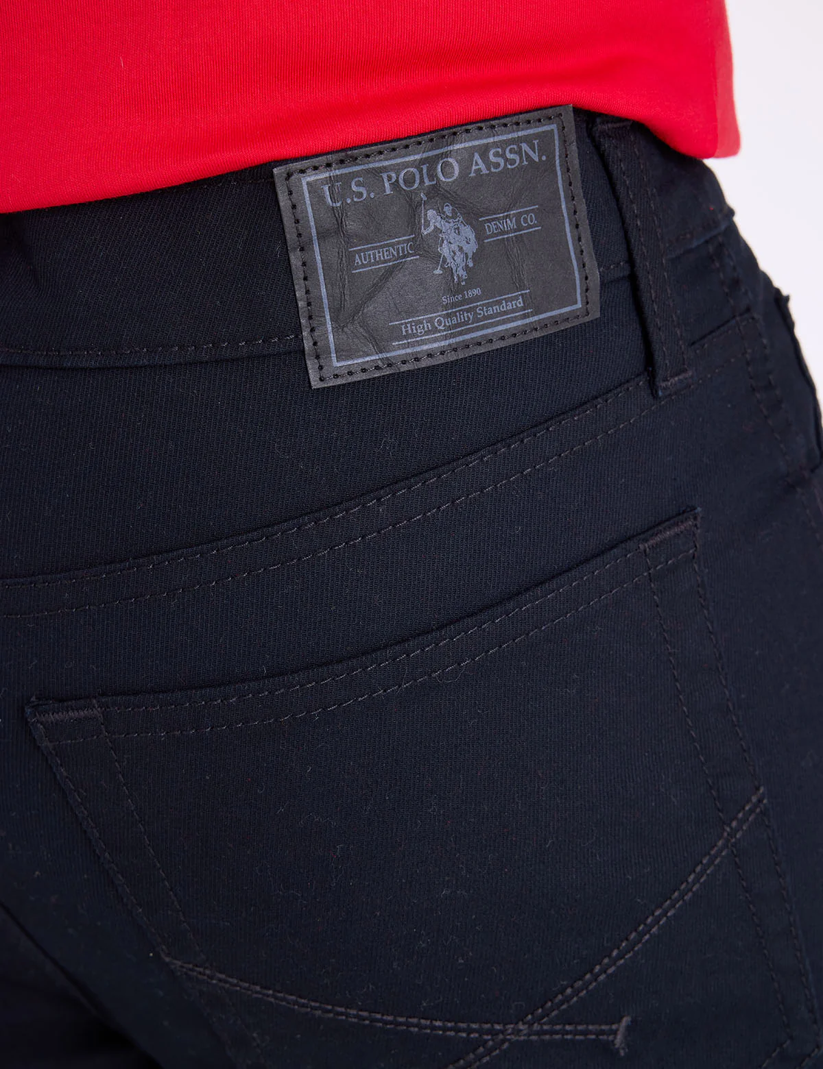 STRETCH CALVARY TWILL SLIM STRAIGHT PANTS - Image 5