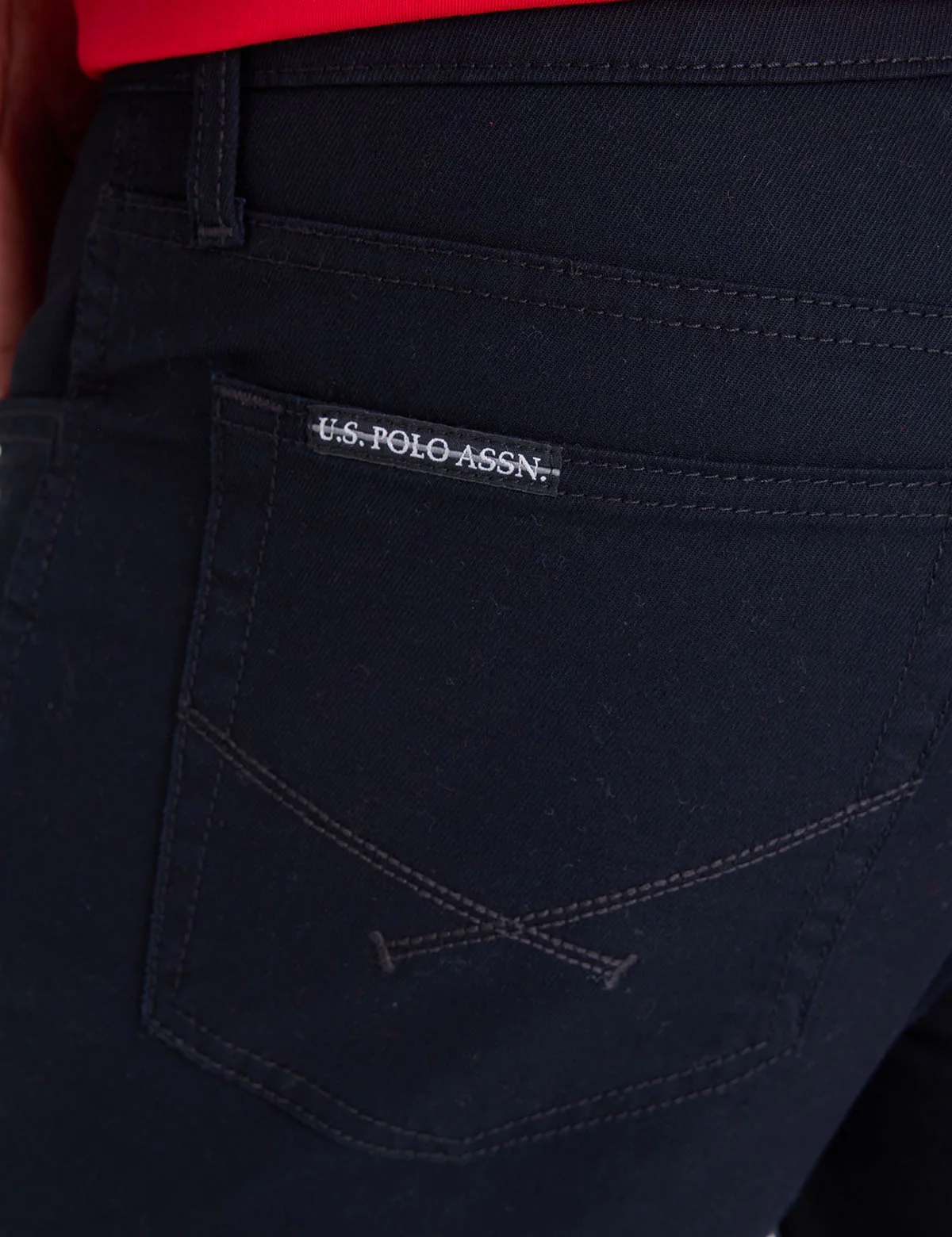 STRETCH CALVARY TWILL SLIM STRAIGHT PANTS - Image 6