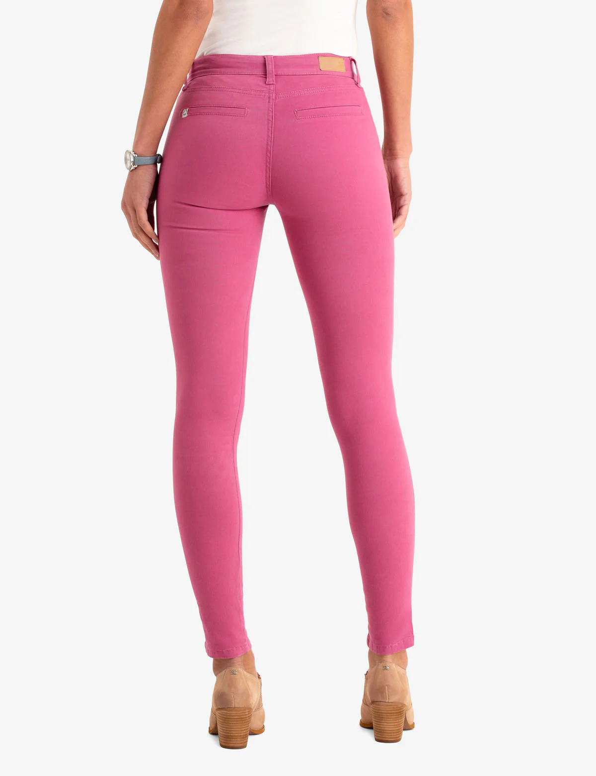 MID RISE SLIM FIT SKINNY ANKLE CARGO PANTS - Image 3