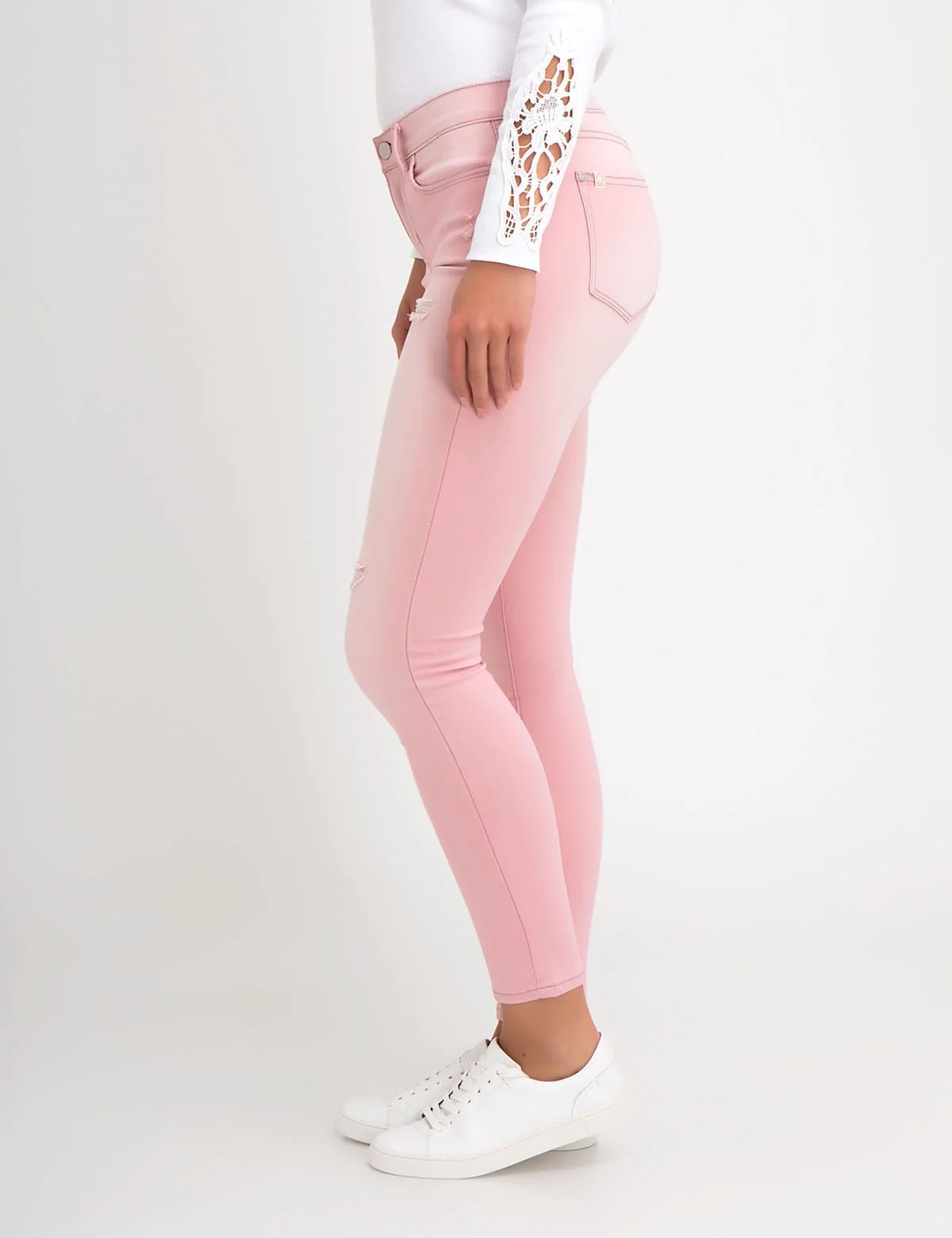 STRETCH COLORED DENIM SUPER SKINNY JEANS - Image 2