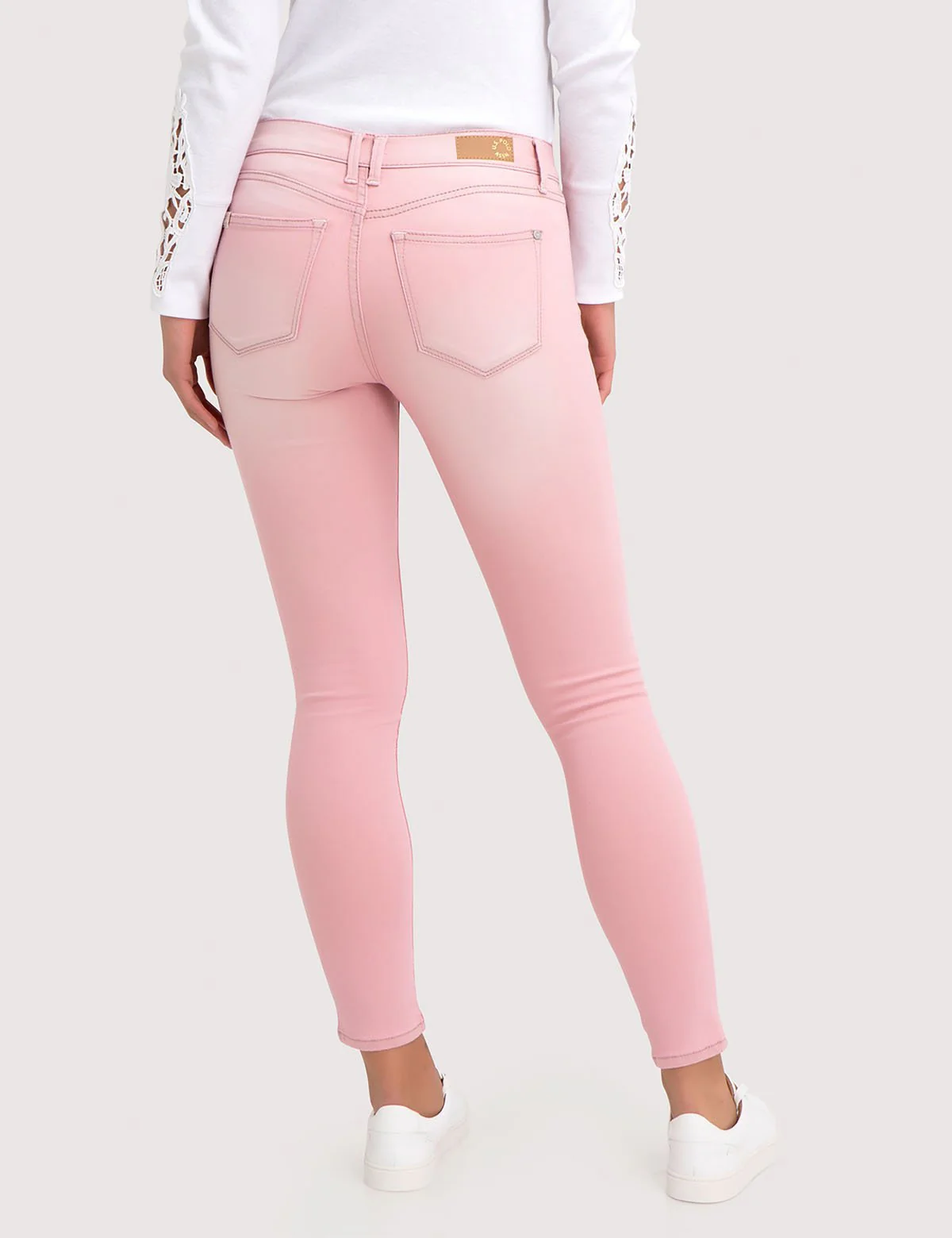 STRETCH COLORED DENIM SUPER SKINNY JEANS - Image 3