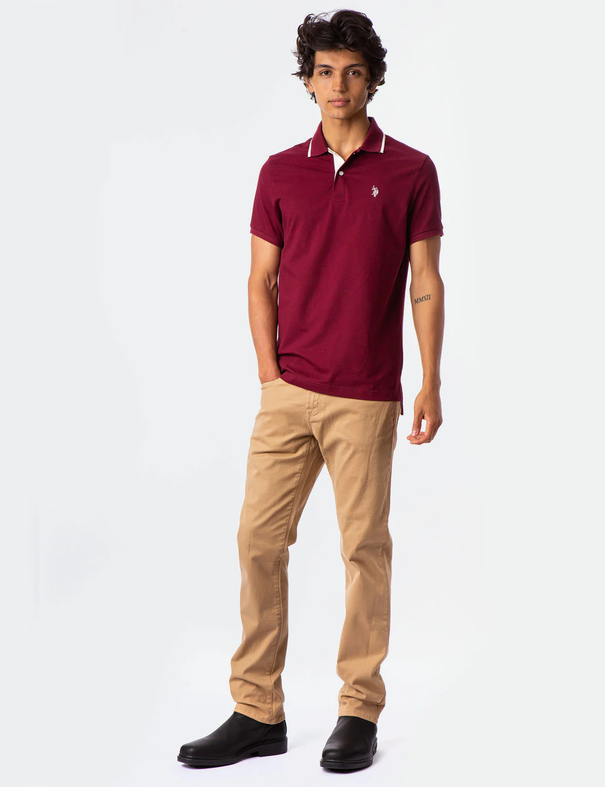 SLIM FIT STRETCH PIQUE POLO SHIRT - Image 13
