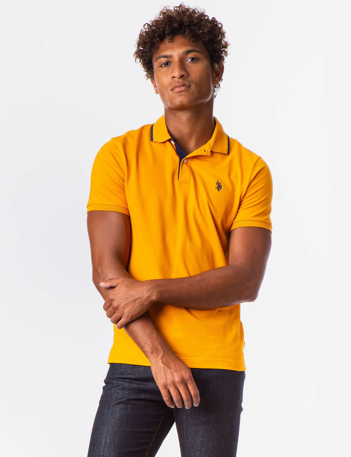 SLIM FIT STRETCH PIQUE POLO SHIRT - Image 4