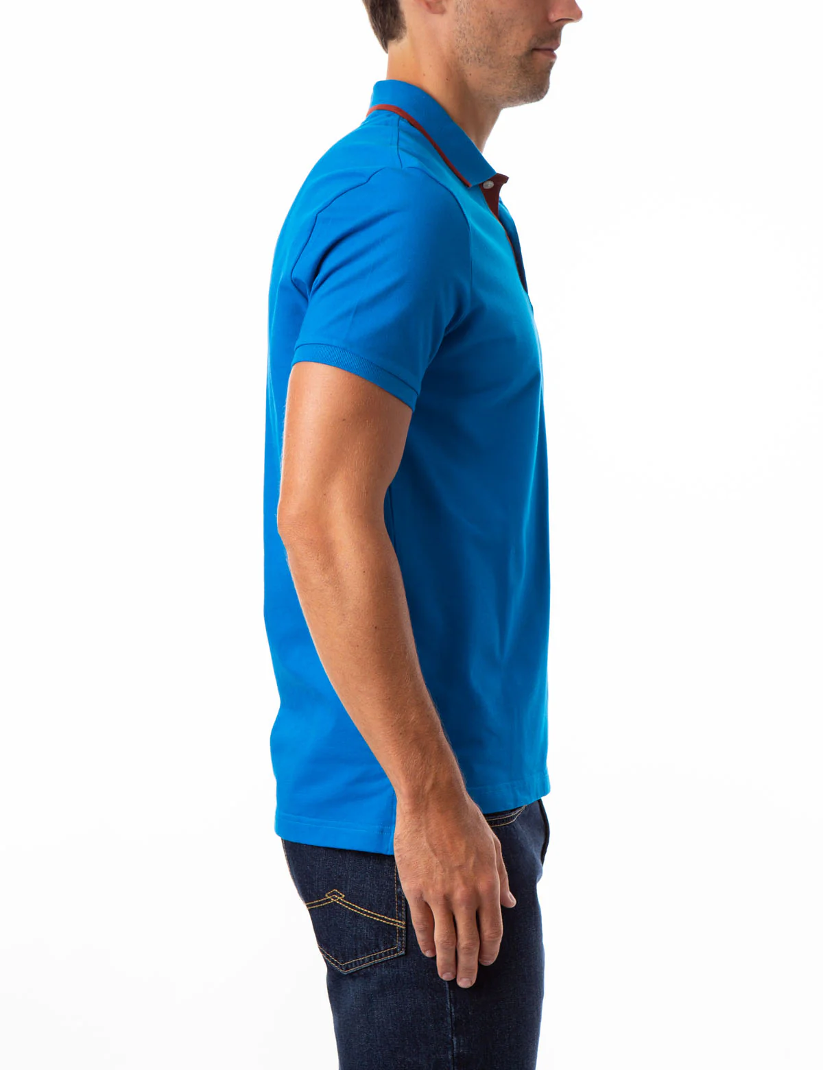 SLIM FIT STRETCH PIQUE POLO SHIRT - Image 9