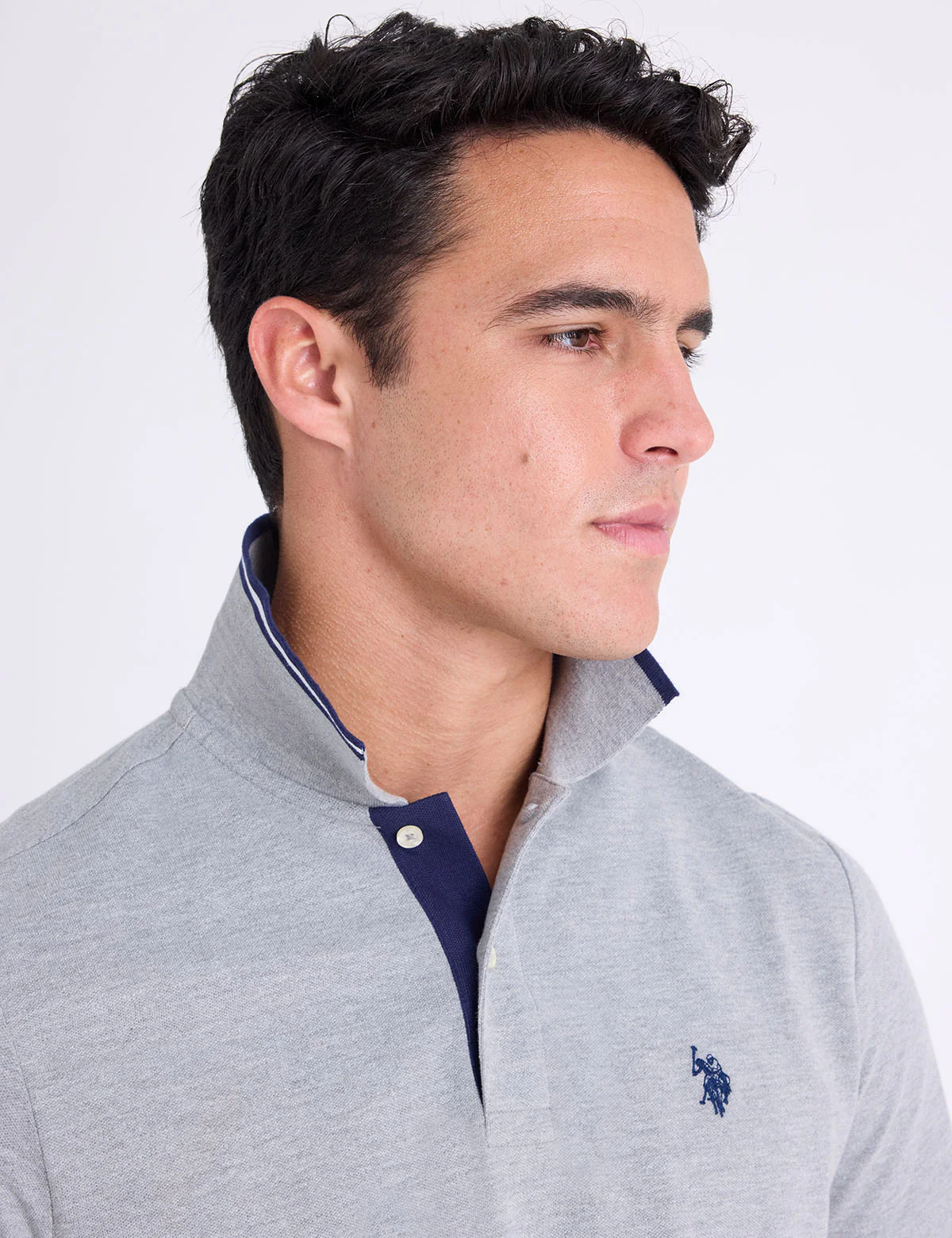 SLIM FIT STRETCH SOLID PIQUE POLO SHIRT - Image 12