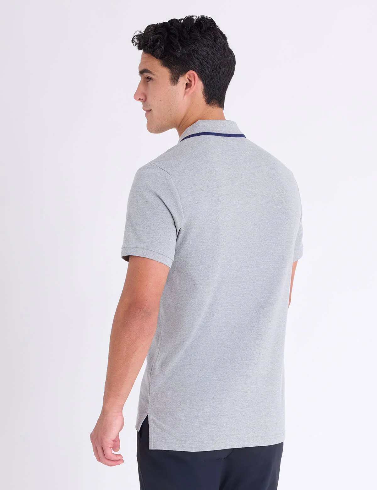 SLIM FIT STRETCH SOLID PIQUE POLO SHIRT - Image 13