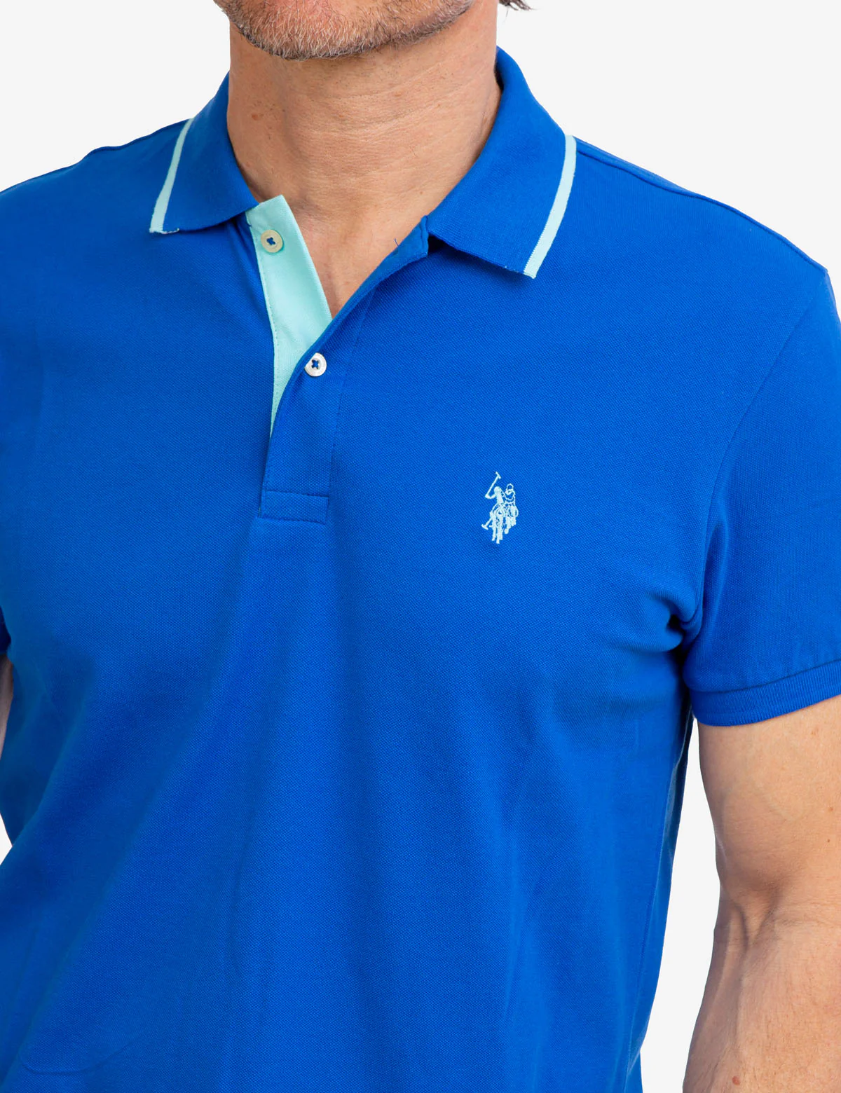 SLIM FIT STRETCH PIQUE POLO SHIRT - Image 15