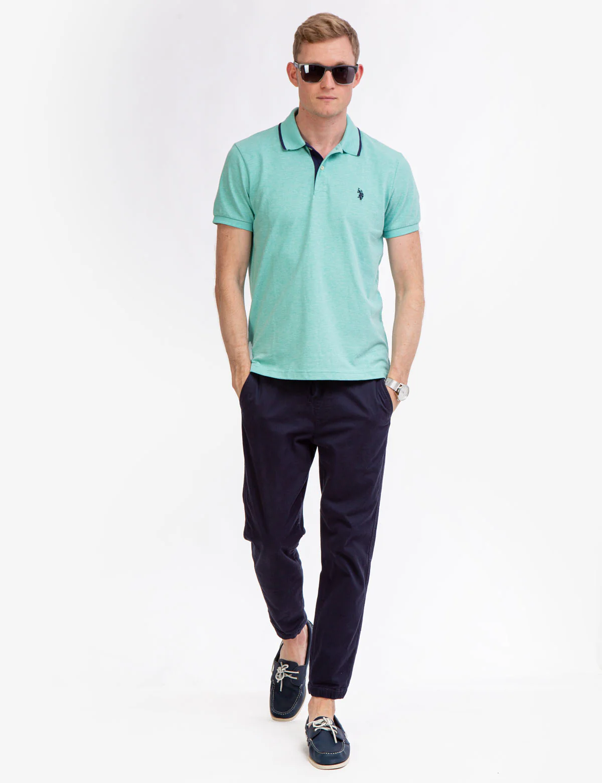 SLIM FIT STRETCH PIQUE POLO SHIRT - Image 8