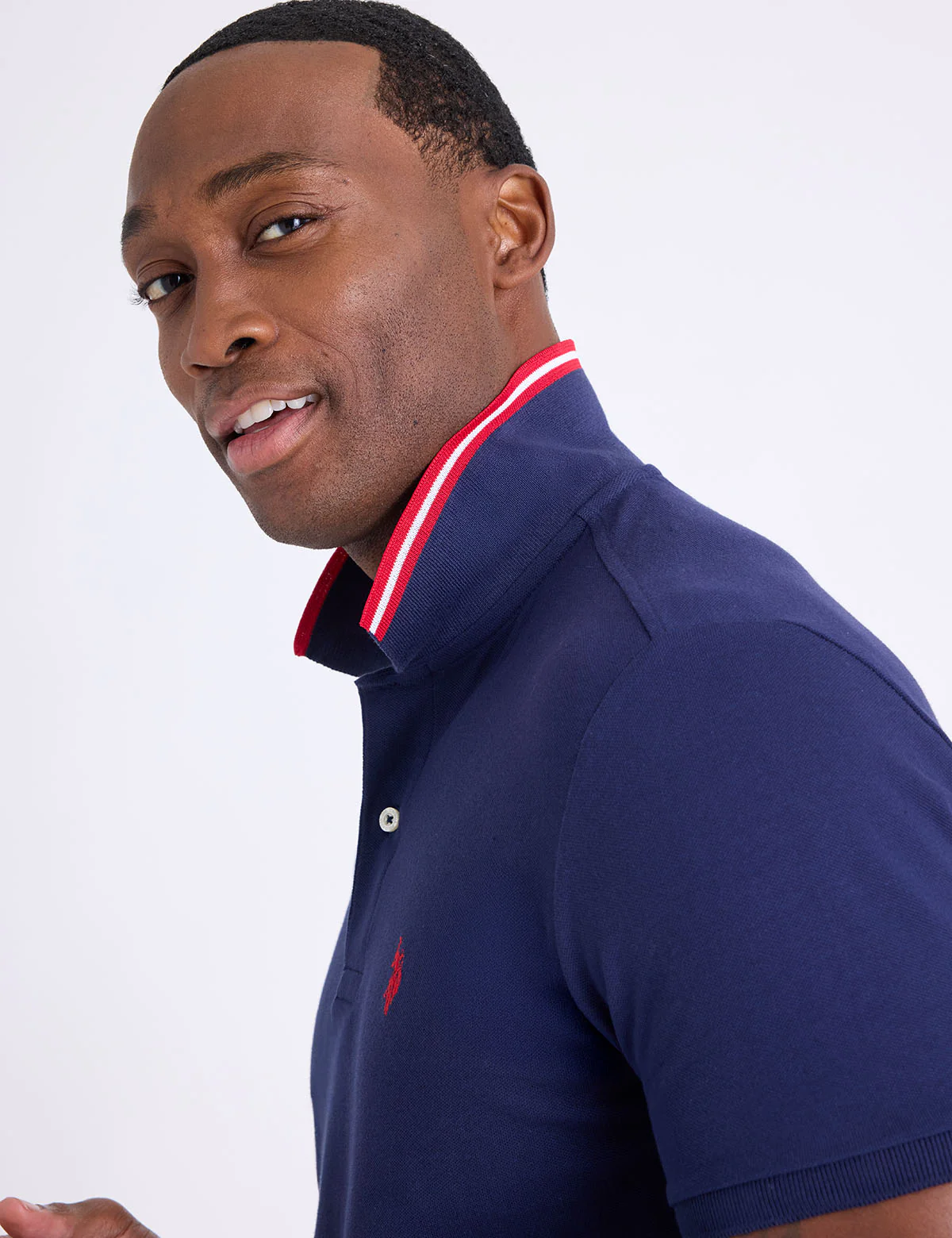 SLIM FIT STRETCH SOLID PIQUE POLO SHIRT - Image 6