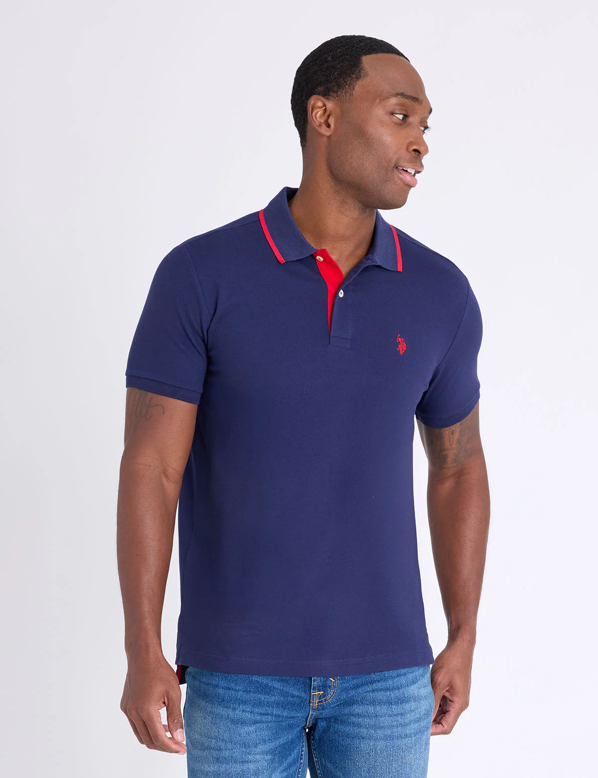 SLIM FIT STRETCH SOLID PIQUE POLO SHIRT - Image 7