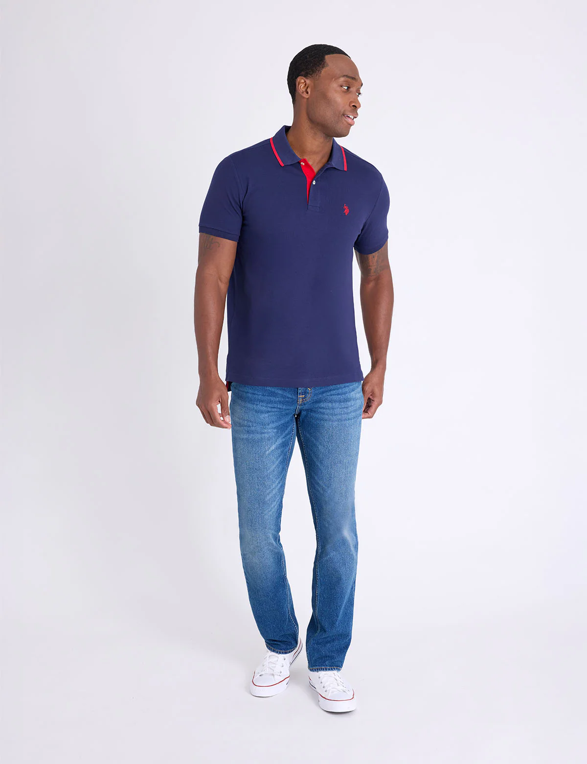 SLIM FIT STRETCH SOLID PIQUE POLO SHIRT - Image 9