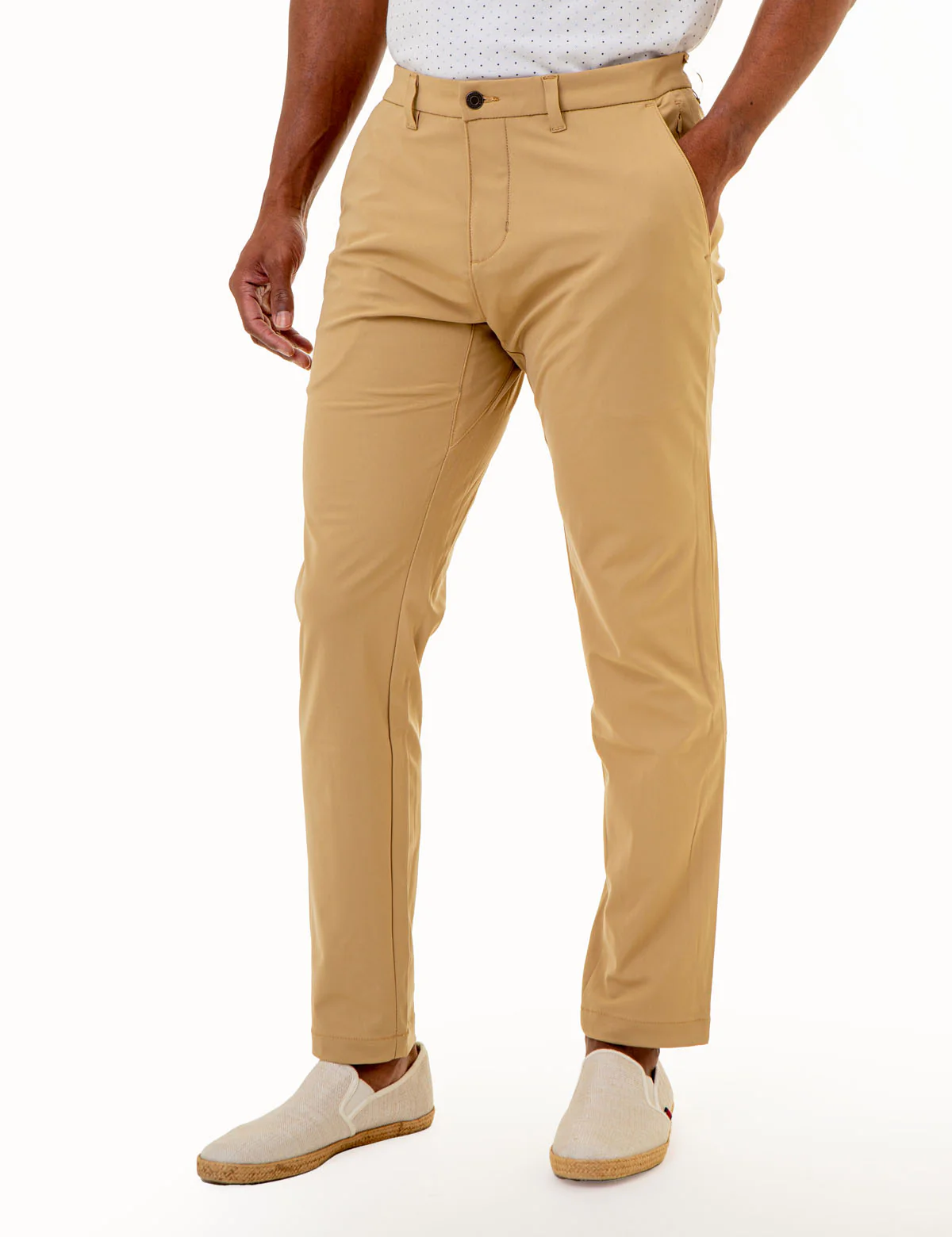 STRETCH KNIT TECH PANTS WITH ZIPPER POCKETS - Image 11