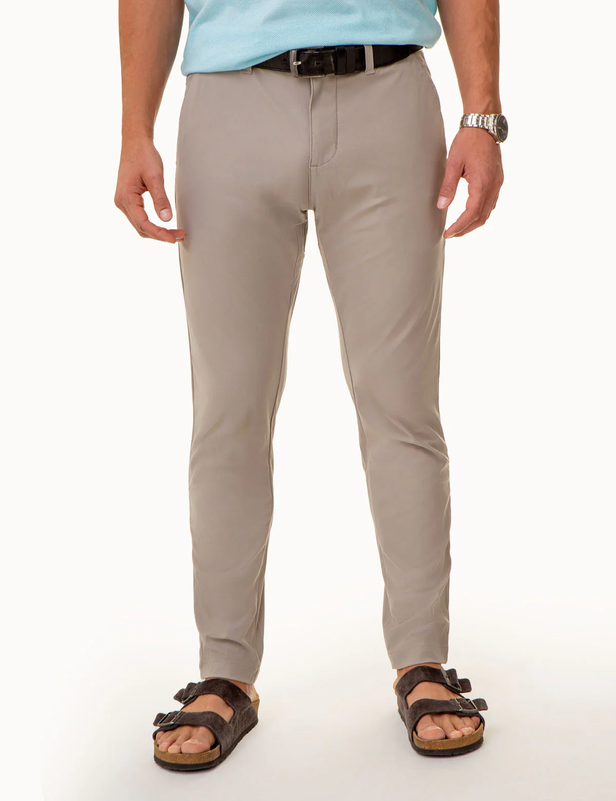 STRETCH KNIT TECH PANTS WITH ZIPPER POCKETS - Image 14