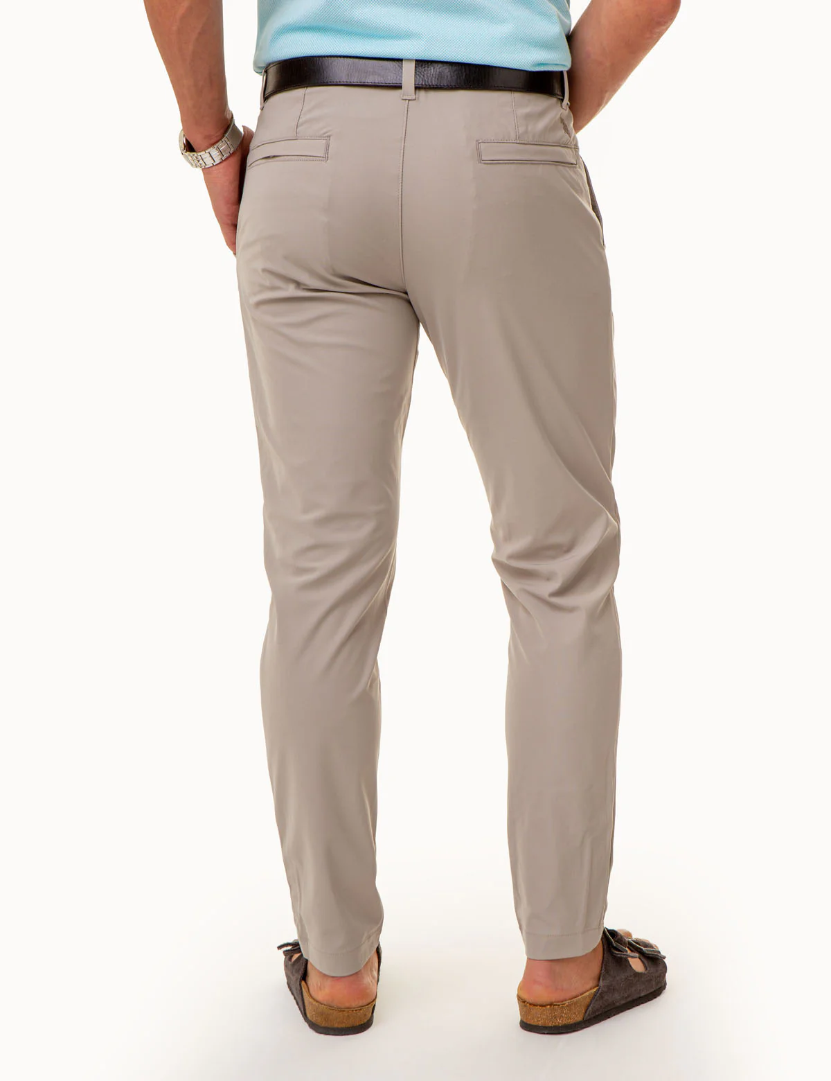 STRETCH KNIT TECH PANTS WITH ZIPPER POCKETS - Image 15