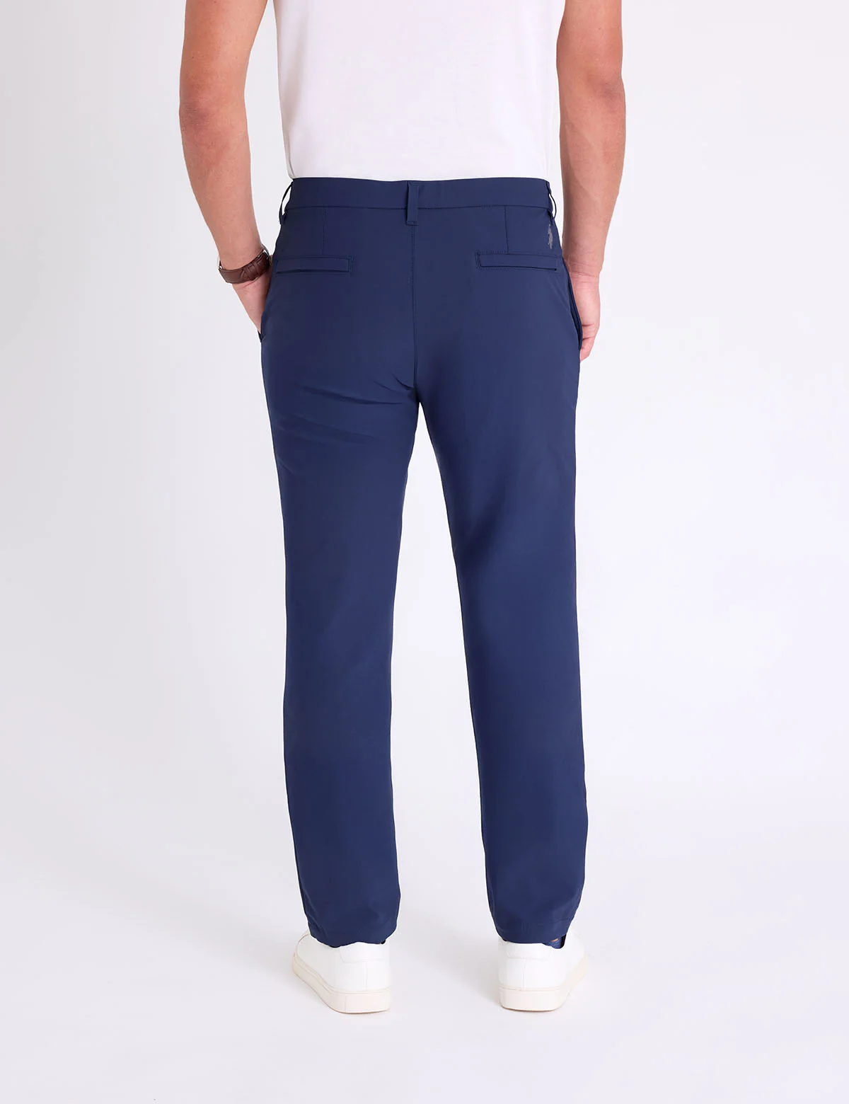 STRETCH KNIT TECH PANTS WITH ZIPPER POCKETS - Image 4