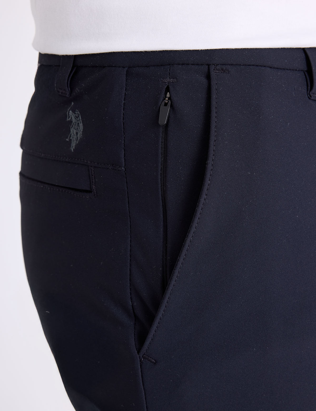 STRETCH KNIT TECH PANTS WITH ZIPPER POCKETS - Image 6