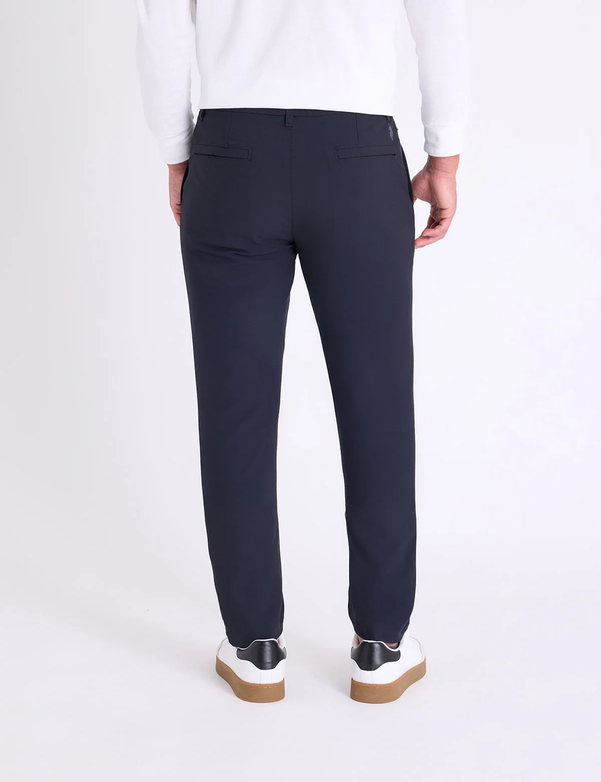 STRETCH KNIT TECH PANTS WITH ZIPPER POCKETS - Image 8