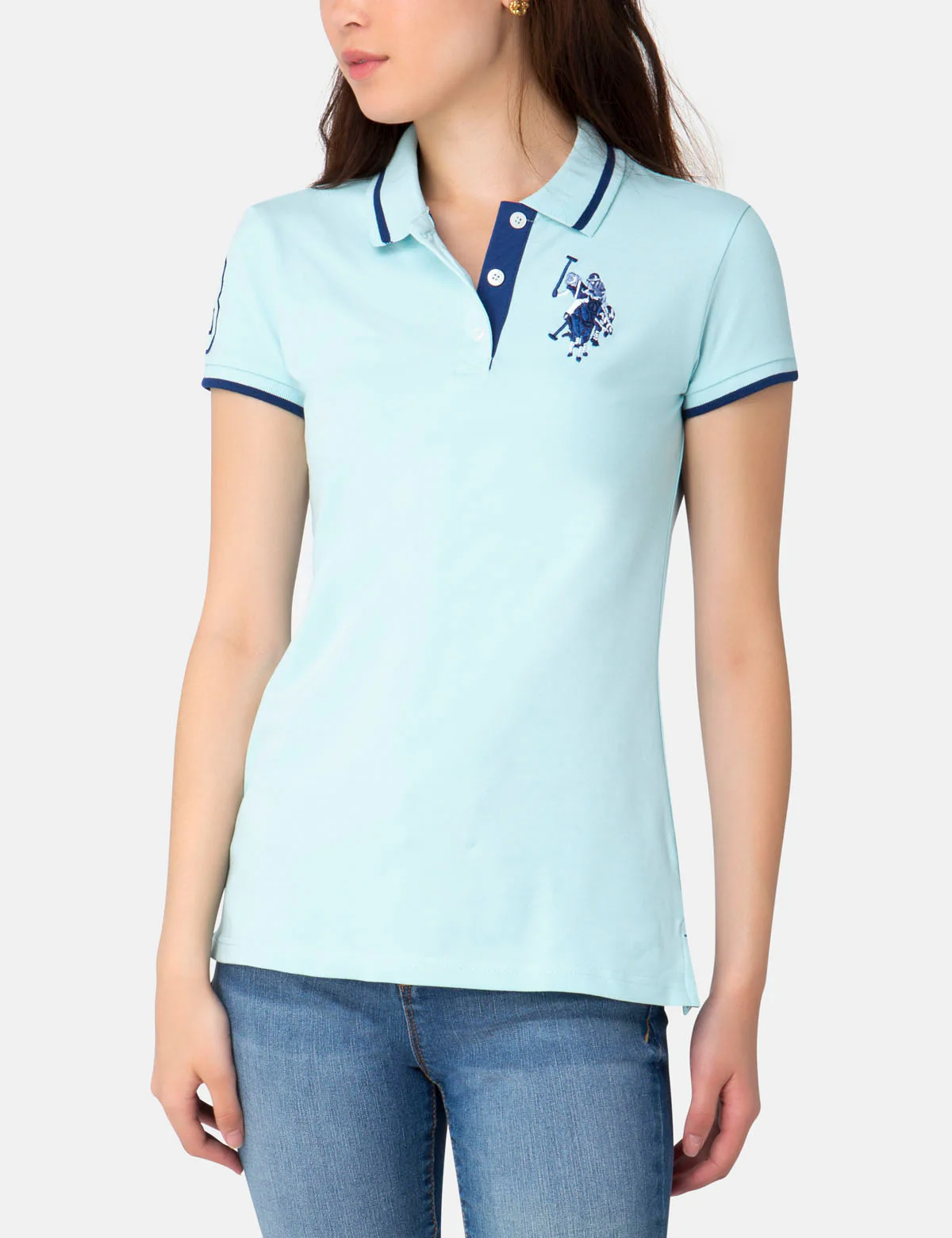 MULTI TONAL BIG PONY POLO SHIRT - Image 17