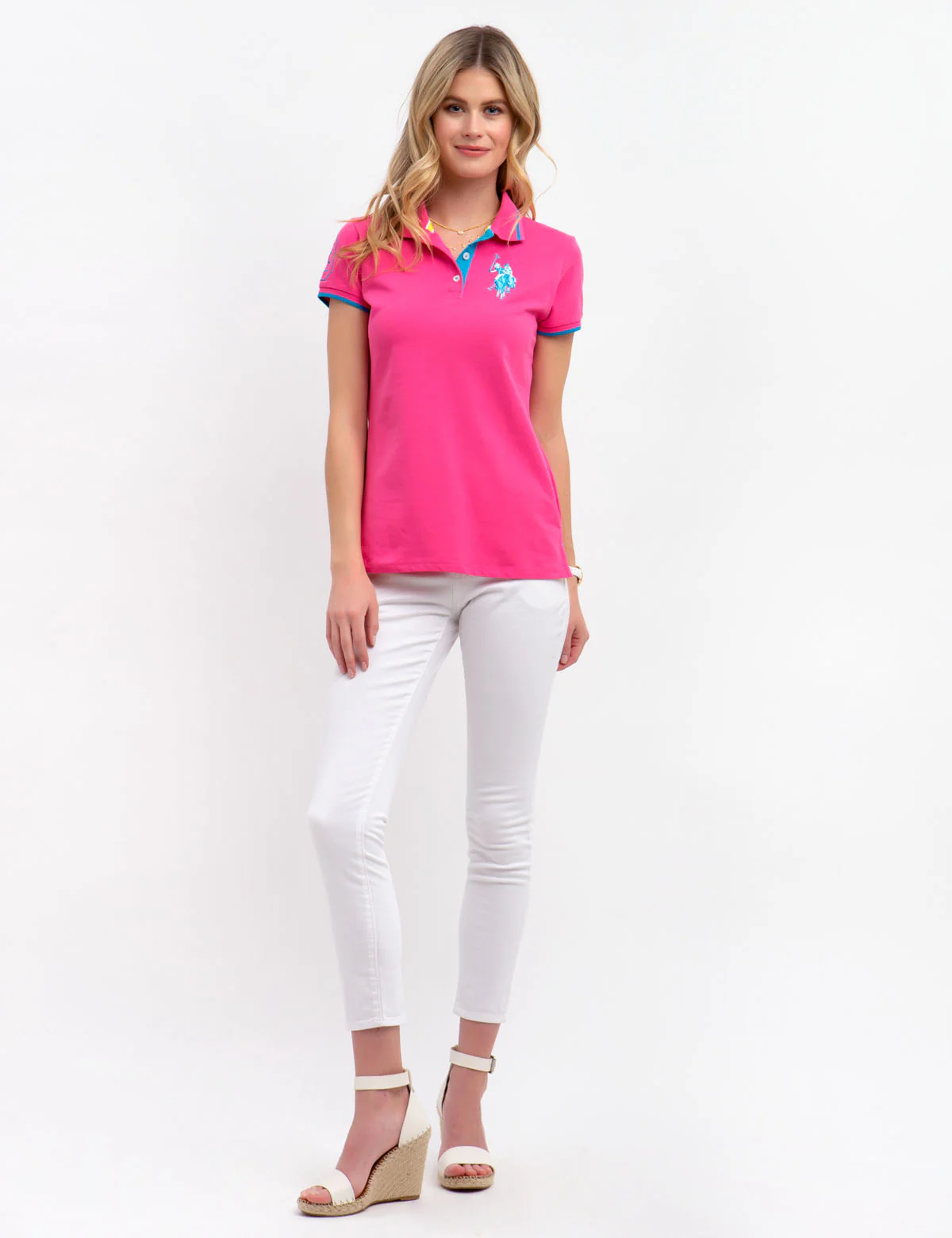MULTI TONAL BIG PONY POLO SHIRT - Image 2