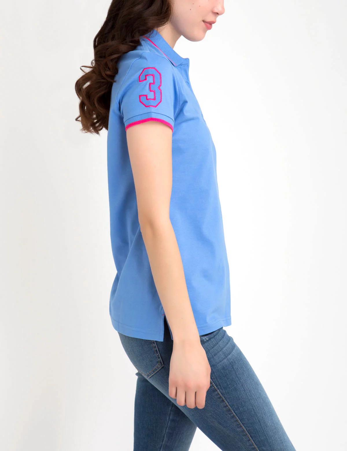 MULTI TONAL BIG PONY POLO SHIRT - Image 6