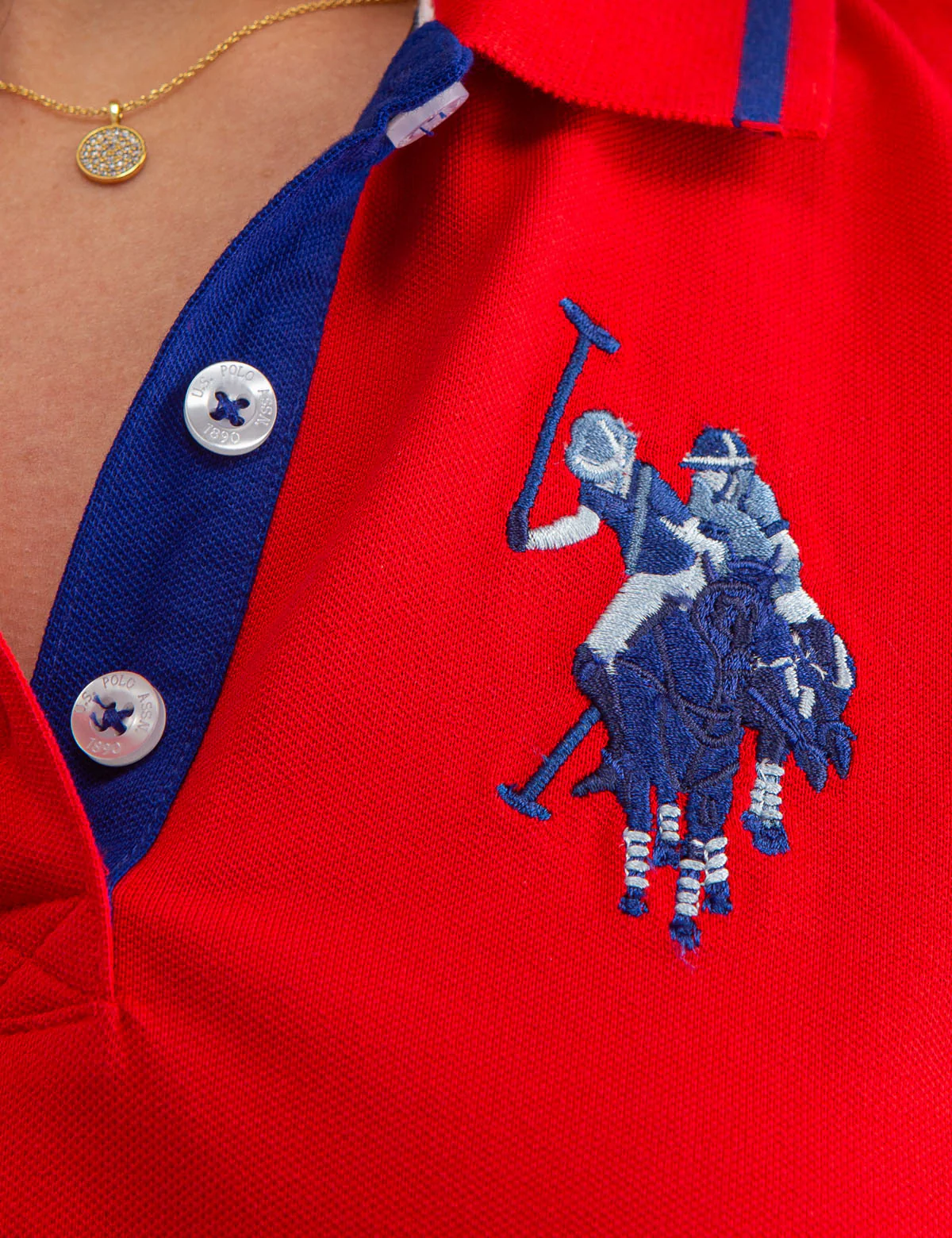 MULTI TONAL BIG LOGO POLO SHIRT - Image 8