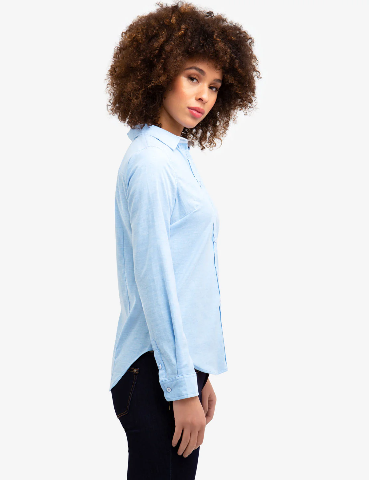 STRETCH OXFORD MULTI TONAL LOGO SHIRT - Image 11