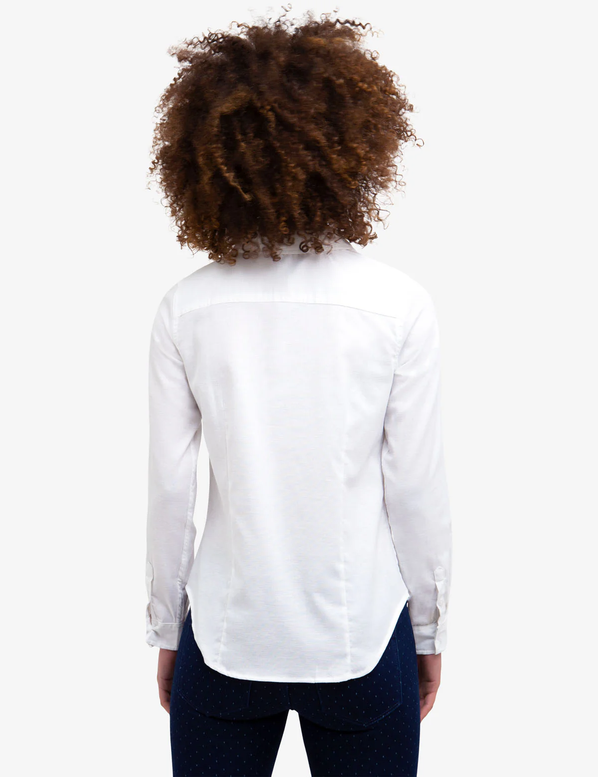 STRETCH OXFORD MULTI TONAL LOGO SHIRT - Image 7