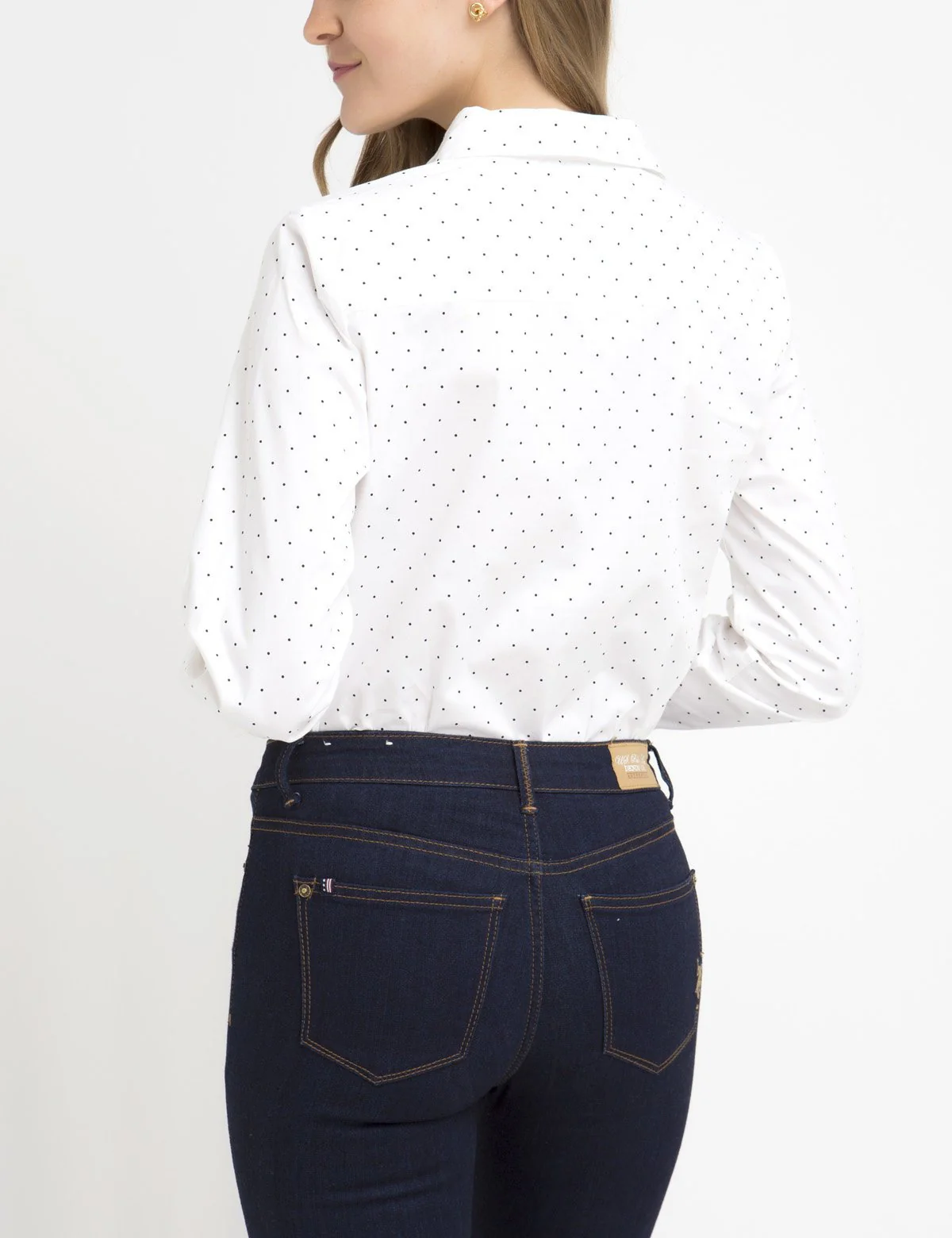 STRETCH DOT POPLIN SHIRT - Image 6