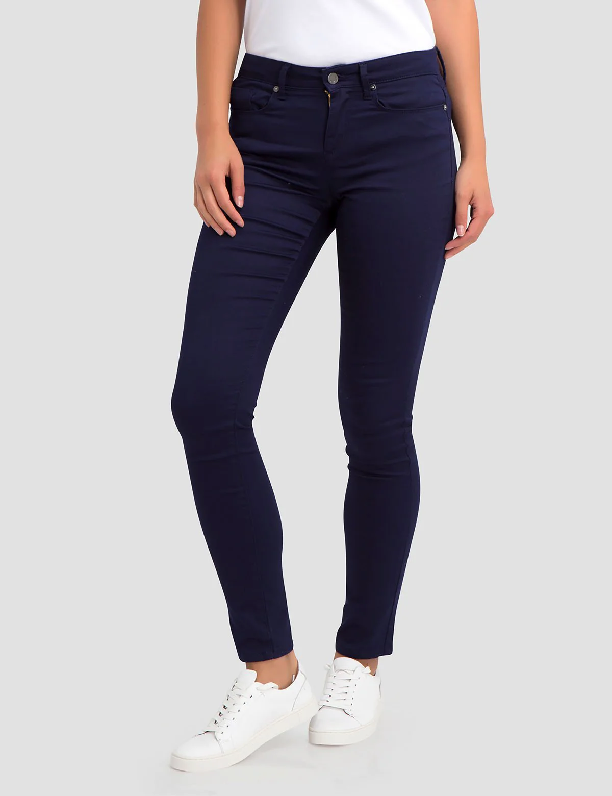 STRETCH SATEEN SKINNY PANT