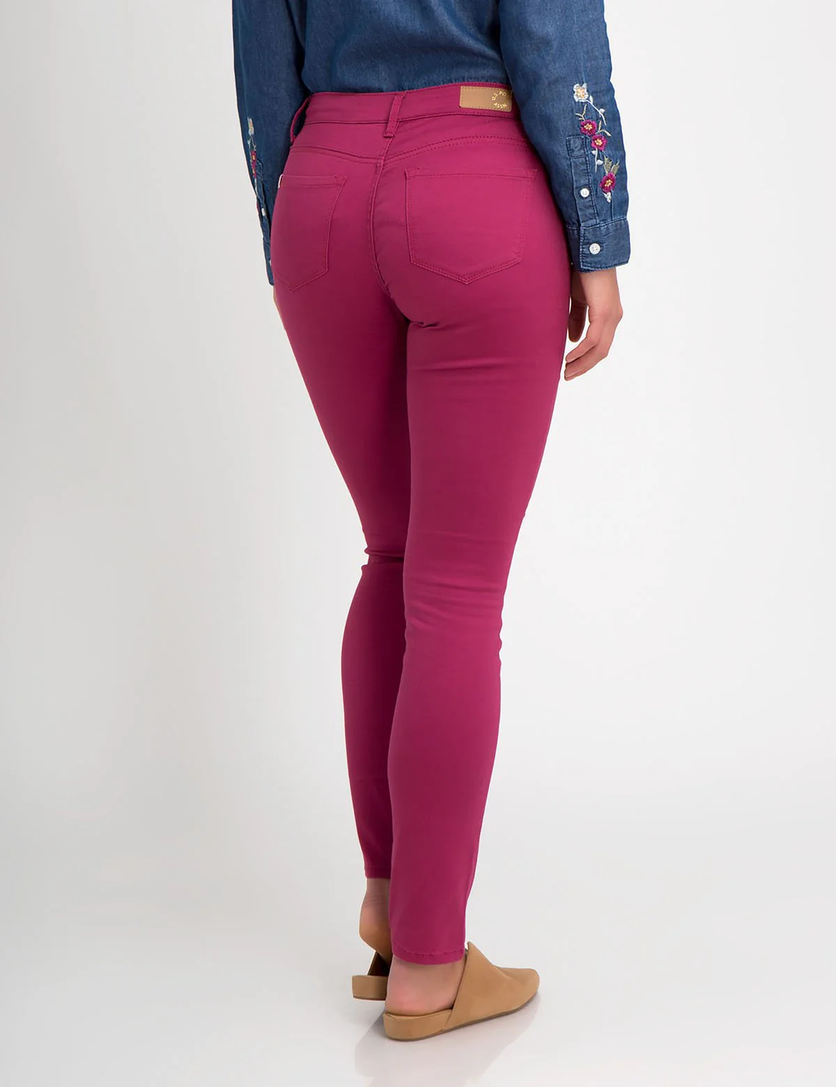 STRETCH SATEEN SKINNY PANT - Image 4
