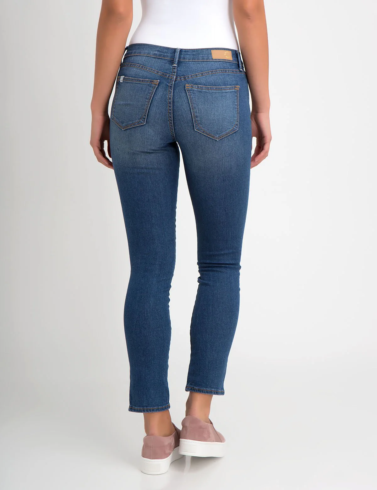 STRETCH SKINNY FIT FLORAL EMBROIDERED JEAN - Image 3