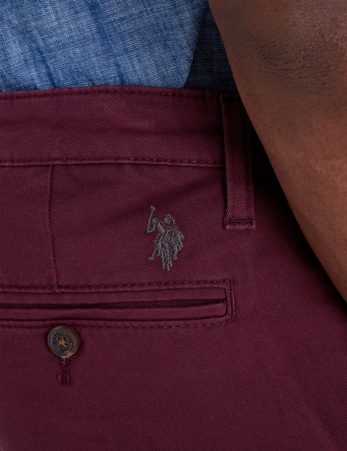STRETCH SLIM CHINO PANTS - Image 4