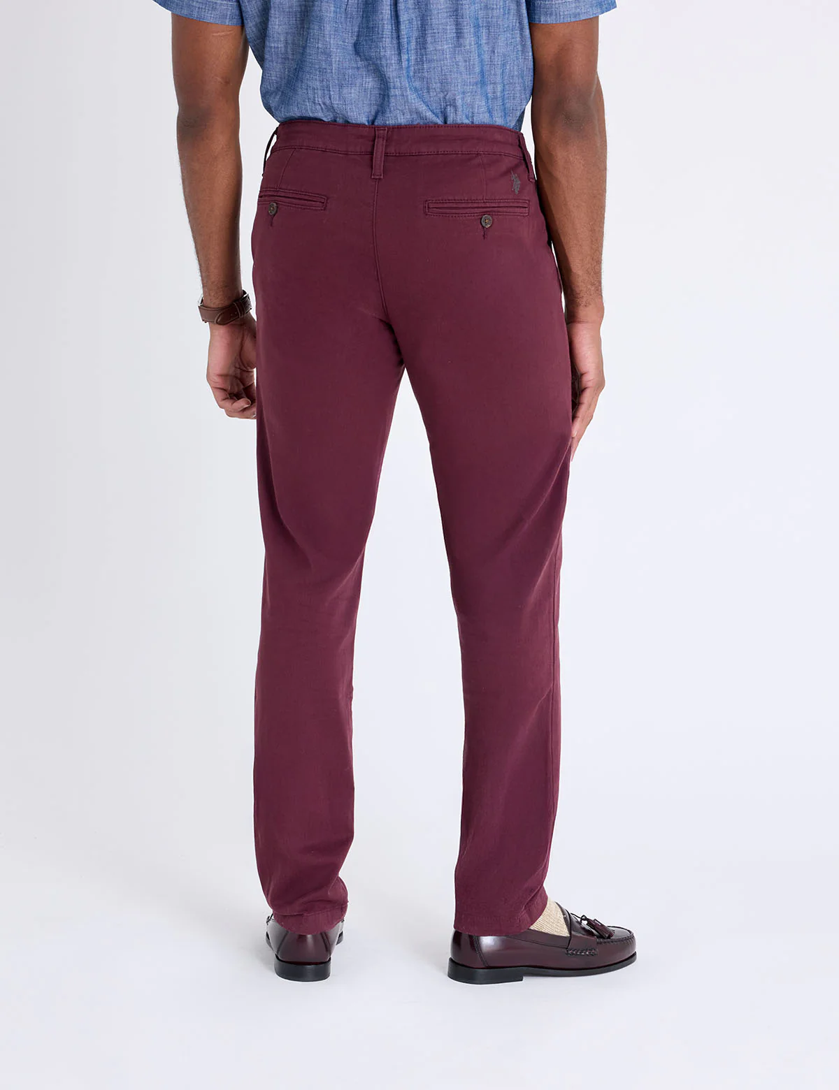 STRETCH SLIM CHINO PANTS - Image 5