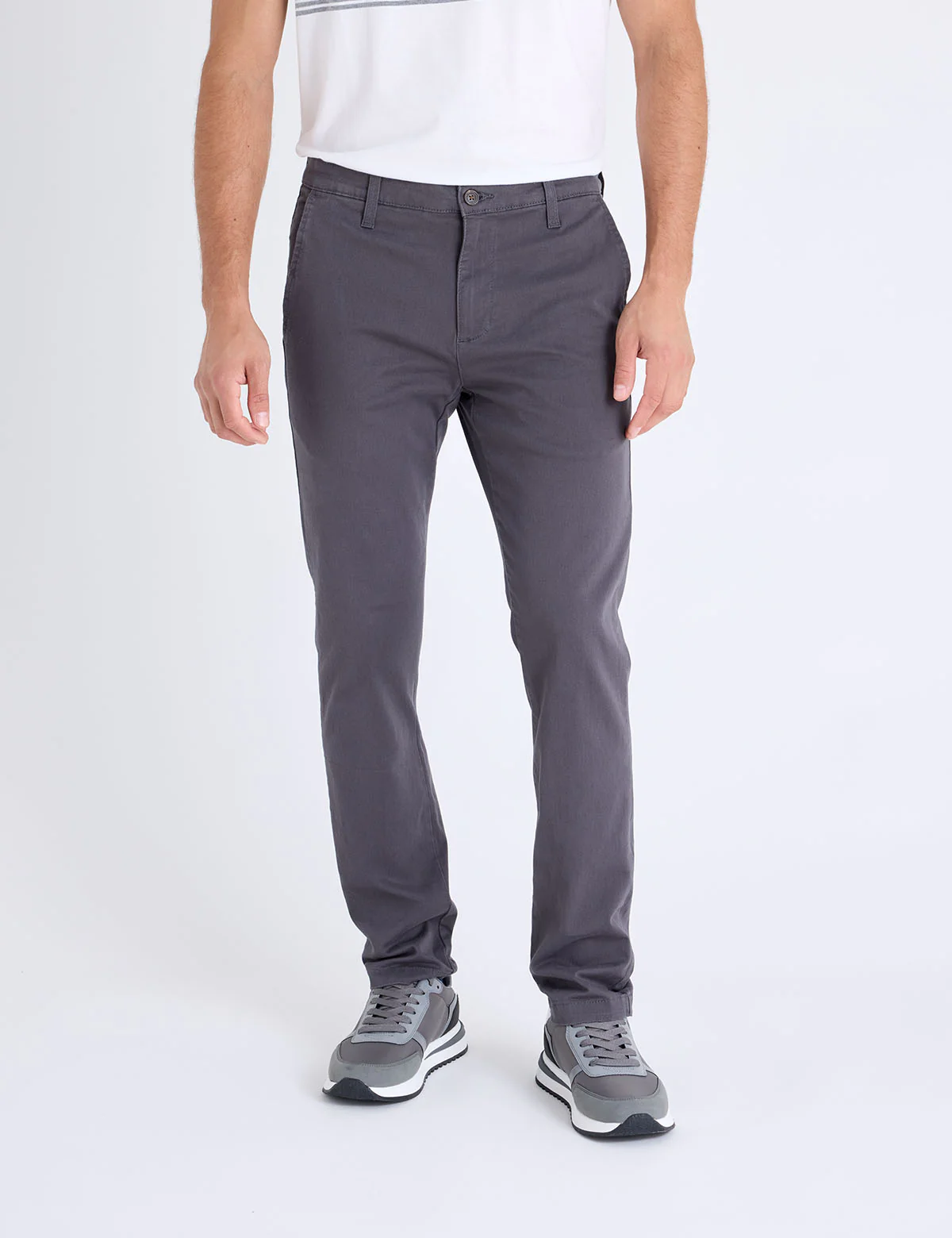 STRETCH SLIM CHINO PANTS - Image 6