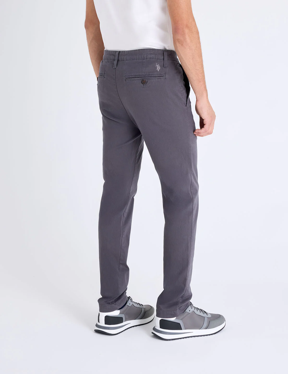 STRETCH SLIM CHINO PANTS - Image 9