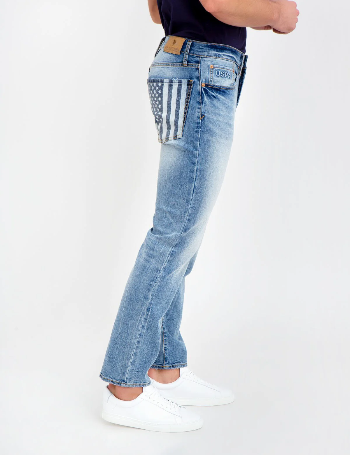STRETCH SLIM FLAG JEANS - Image 2