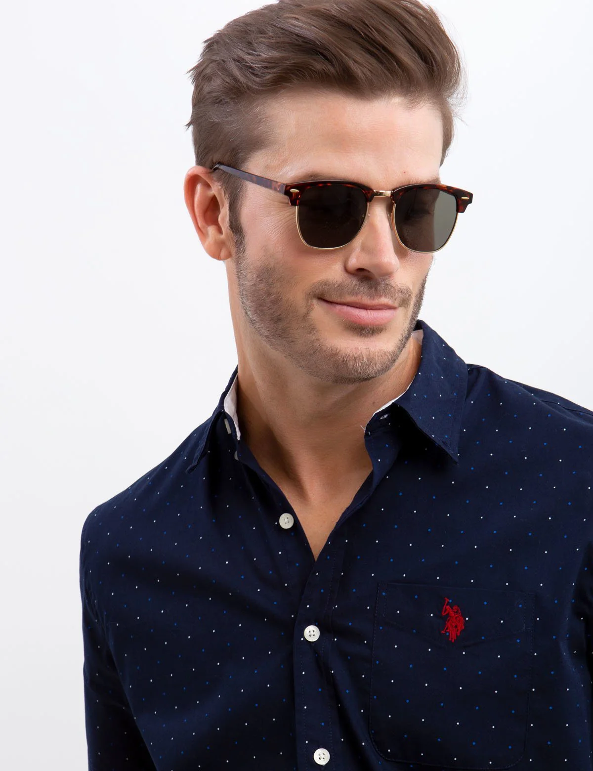 STRETCH SLIM POPLIN SHIRT - Image 6